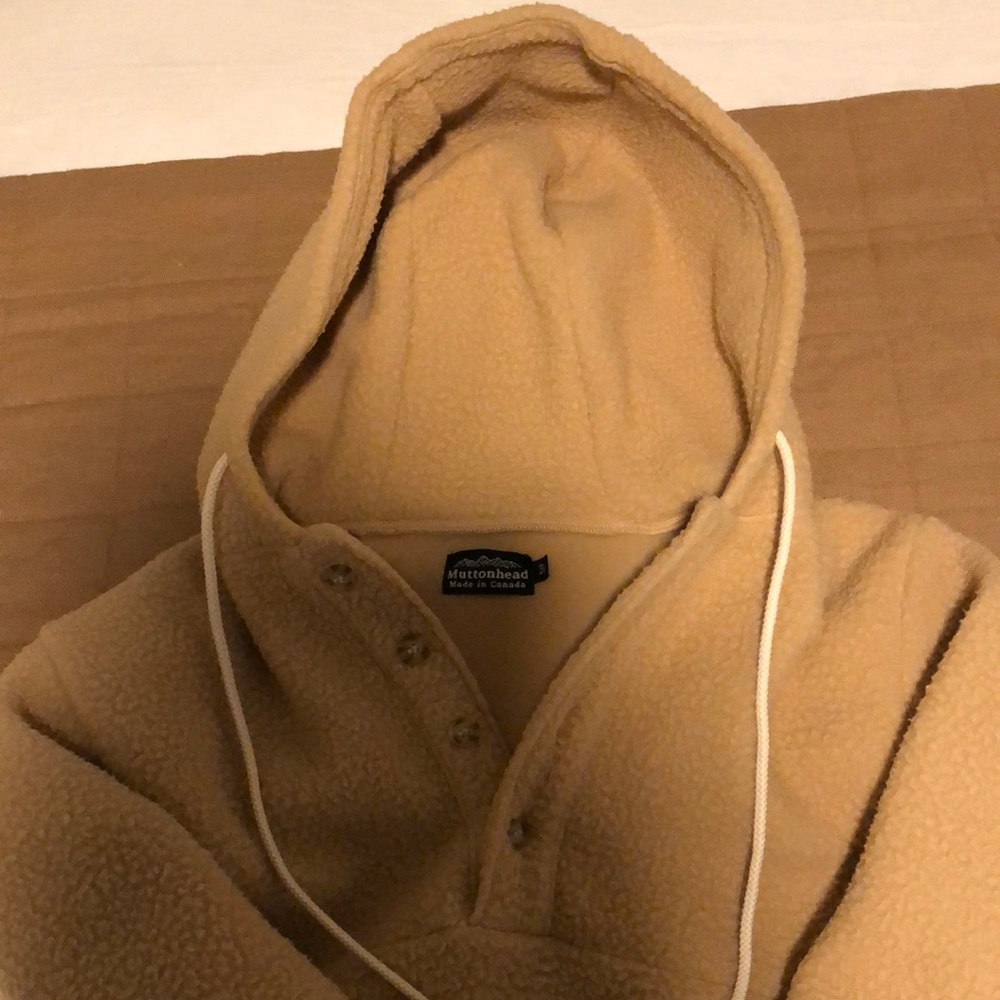 Muttonhead Camel Sherpa Hoodie